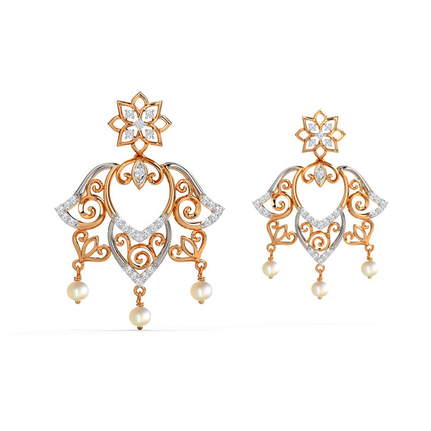 Noorjahan Gemstone Chand Bali