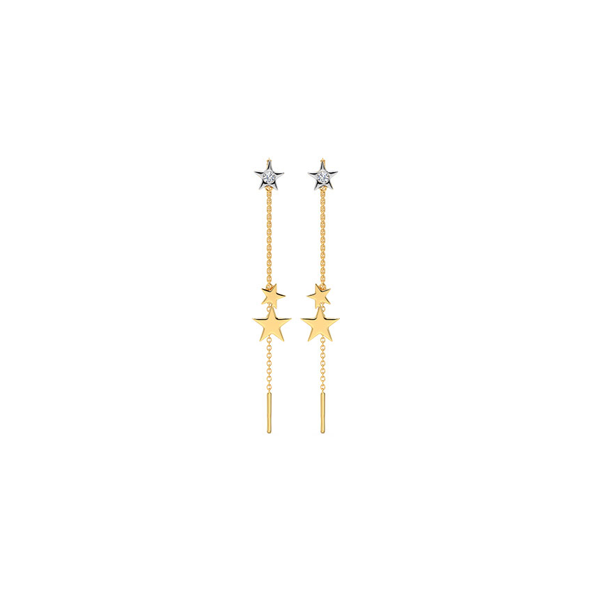 Diamond Blink Sui Dhaga Earrings