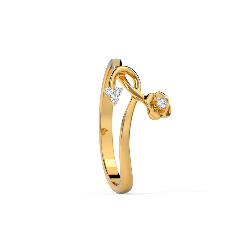 Delicate Blooming Diamond Ring