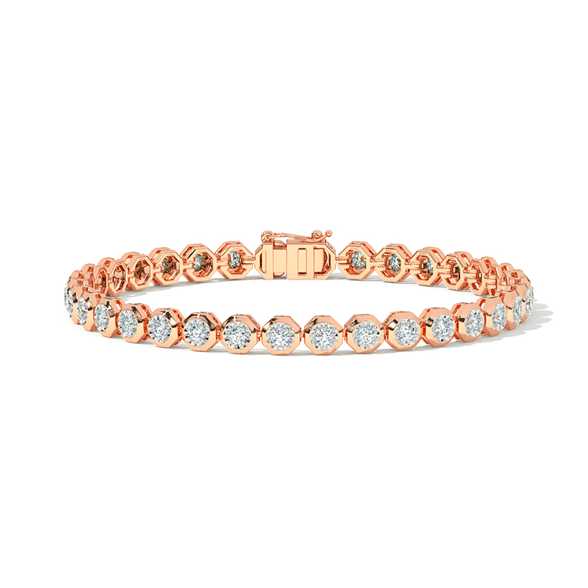 Rosa Diamond Tennis Bracelet
