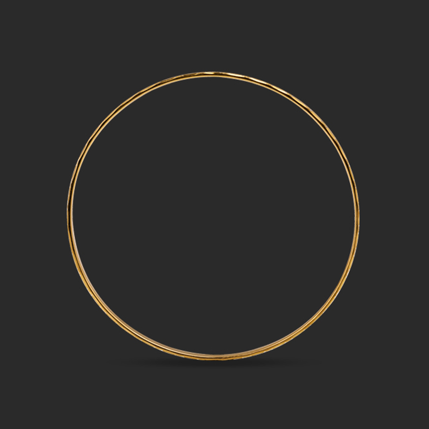 Groovy 22KT Gold Bangle Set of 2
